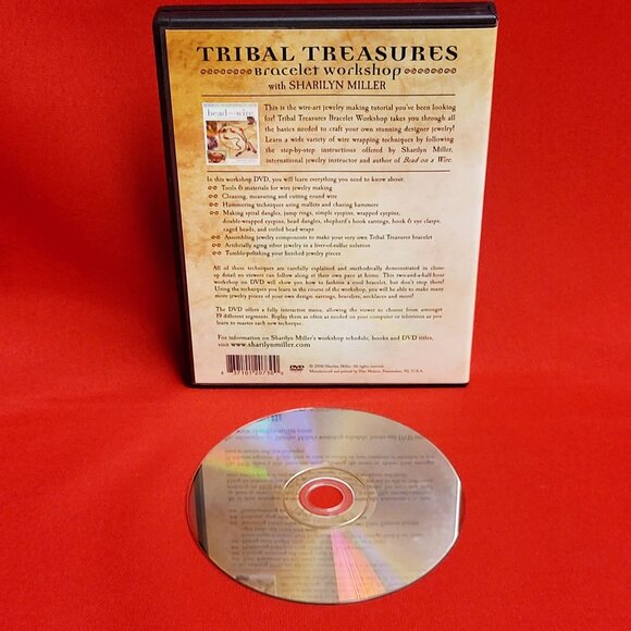 Tribal Treasures Bracelet Workshop Sharilyn Miller Instructional DVD 2006 - Picture 7 of 8